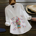 Rainbow Heart Bunny Shirt